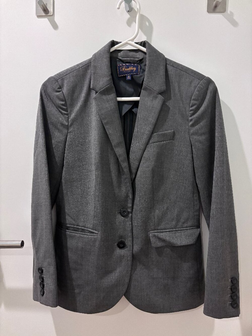 Buckley Tailors Women's Gray Blazer Size 0